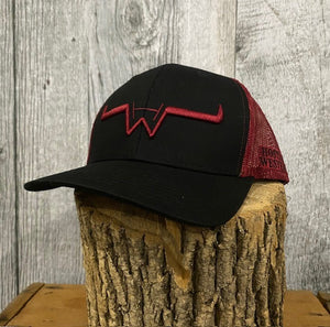 Cap  Black / Red