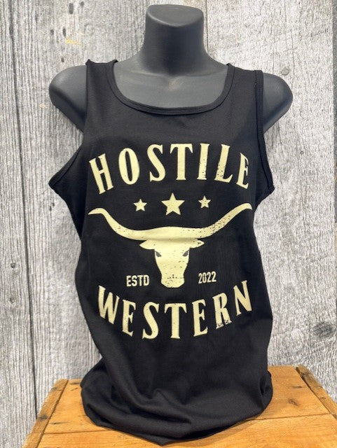 Black tank top