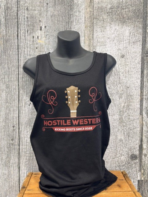 Black tank top
