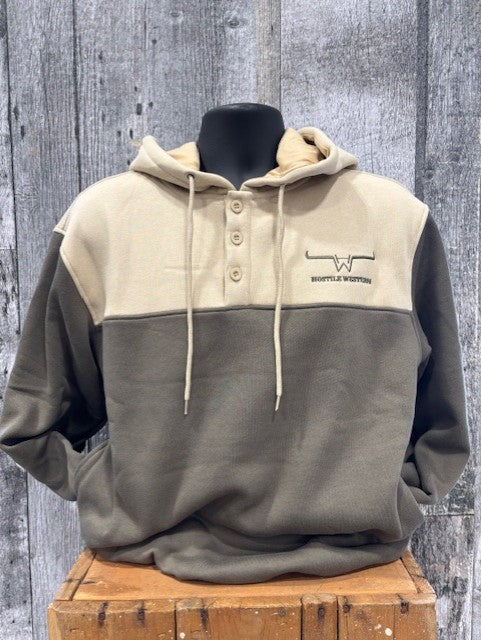 Green and Beige hoodie