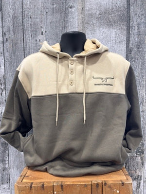 Green and Beige hoodie