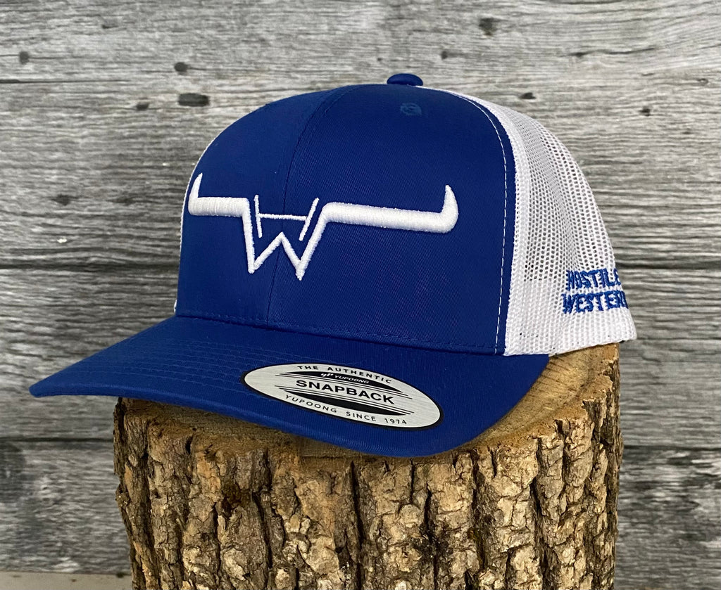 Cap / Royal blue & White